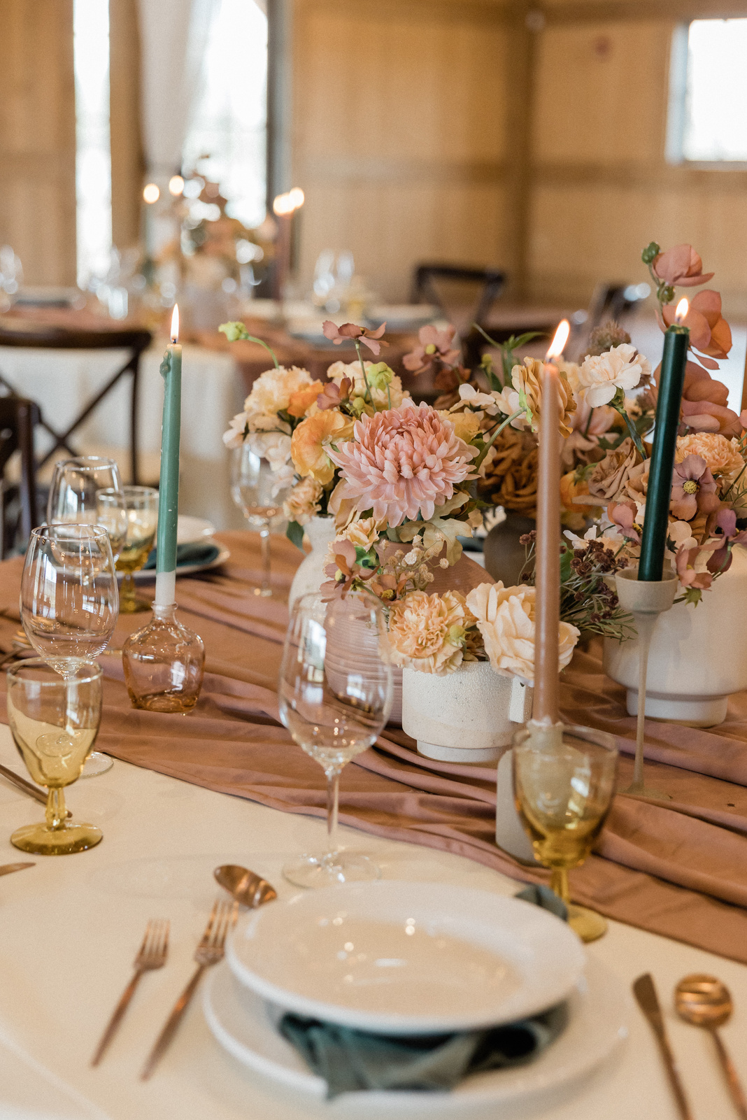 Rustic Styled Wedding Reception