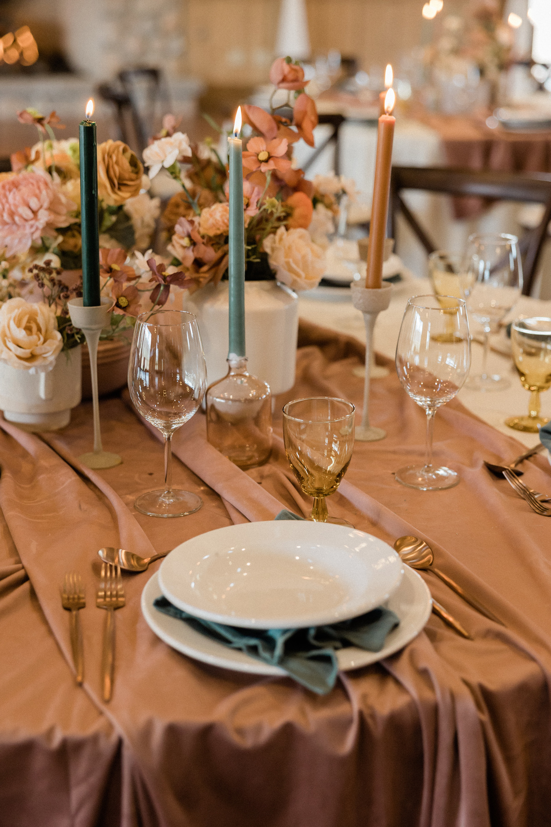 Rustic Themed Table Setting